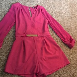 🔴 Love Culture Pink Romper